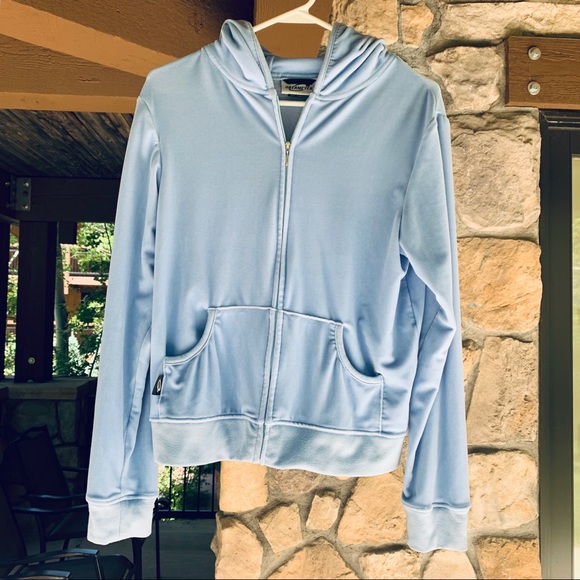 Obermeyer Jackets & Blazers - Obermeyer Women’s Light Blue Zip Hoodie
